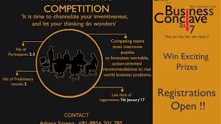 SRCC Business Conclave 2017: Shri Ram Case Competition- Blueprint