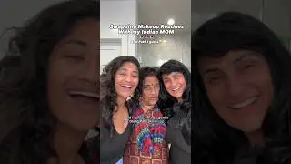 Swapping makeup routines with my Indian mom&hellip; and Patti I guess too 😂🤎 #aapiheritagemonth