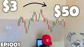 Growing $3 - $50 Forex Challenge EP 1 | Live Trading!!!