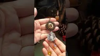 Owl Necklace Moon and Sun Bohemian Jewelry