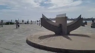 Пляжи Барселоны. 8.10.2022. Playas de Barcelona ( Barcelona beaches ).