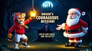 Duggu  Santa's Rescue Mission  #Christmasshorts #shorts #horrorstorie #cartoon #santa #Christmas