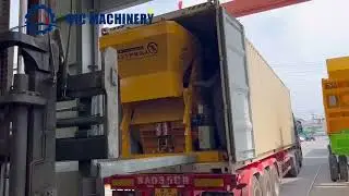 Hzs35 Concrete batching plant Shipping to Canada