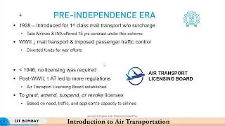 Lec05: Development in Air Transportation in India #CH24SP #swayamprabha
