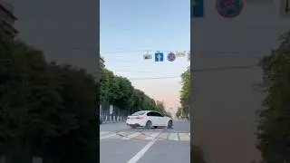 BMW 330d city drift