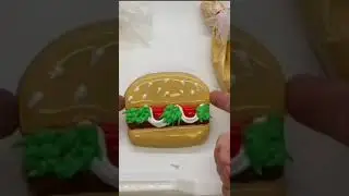 How to decorate a burger | #shorts #summercookies