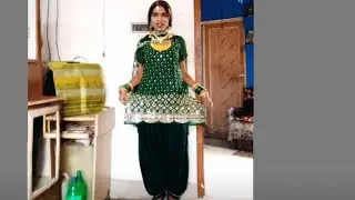Chamkila sitara wala salwar suit pahankar ladka se bhabi bani hoon |Crossdressing challenge 🥰|
