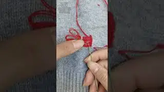 A Simple and Practical Magical Way to Fix Holes in a Sweater