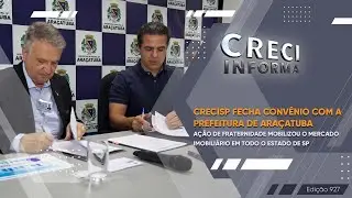 CRECISP fecha conv&ecirc;nio com a prefeitura de Ara&ccedil;atuba | CRECI Informa 927