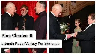 Dapper King Charles' attends GLITZY Royal Variety Performance in London