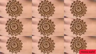 🌟✨🔥 MANDALA SERIES 7/10 design🔥✨🌟 | দারুণ সুন্দর ও সহজ মন্ডলা ডিজাইন 🌸💮💫#mehndi #henna #hennadesign🌿