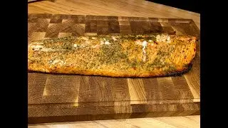 Lachsfilet vom Gasgrill