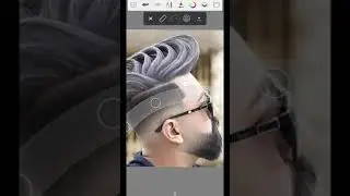 hair cut photo editing|hair style photo editing|Autodesk SketchBook photo editing #shorts #short