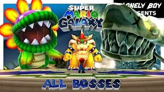 Super Mario Galaxy - All Bosses [4K 60FPS] (Reupload)