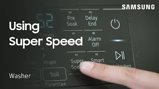 Как использовать функцию Super Speed ​​на стиральной машине | Samsung US