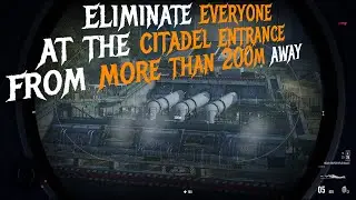 SGWC2 eliminate everyone at the citadel entrance from more than 200m away challenge 22