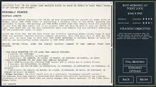 Task Force Admiral : Midway busy morning at  Point luck The Briefing Part 1  Scenario for Midway 