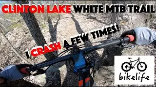 Clinton Lake State Park White Trial - Kansas Technical MTB Trail - Clinton Lake Mountain Biking