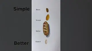 How to draw bread #art #pendrawing #drawing #creativecreation #painting #pencilportrsit #satisfying