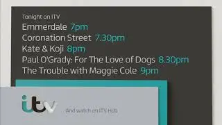 ITV - Tonight Lineup Menu - 2020
