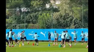 Metz-OM : les images de l'entra&icirc;nement l'OM &agrave; la veille du match &agrave; St Symphorien