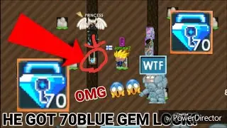 TRASH OR 70 BLUE GEM LOCK ( Trash Prank ) OMG! - Growtopia