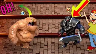 Castle Crush Biggest Mud Elemental VS Biggest Black Knight | Castle Crush Gameplay | Castle Crush