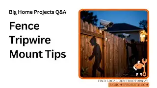 Fence Tripwire Camera Placement 8&ndash;12ft Mount Tips