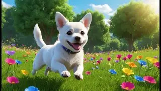 This Little Dog Lives Alone | Fun Dog Song for Kids | Cute Pet Rhyme for Toddlers