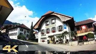 Autofahrt durch das Engstligental - von Frutigen nach Adelboden | Kt. Bern, Schweiz