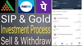 Angel One & Paytm & Phonepe Sip And Gold Investment Process And Sell Withdraw In Telugu 