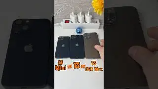 iPhone 13 Mini VS 13 VS 13 Pro Max Power On Boot Speed Test Comparision