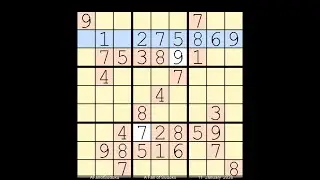 How to Solve Washington Post Sudoku Expert   11 January, 2026