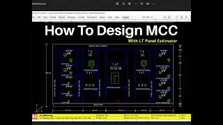 MCC Panel Design - Electrical Engineering Software