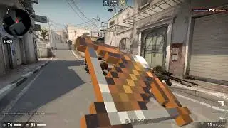 CS:GO mod  Armbrust Minekraft | FUNNY