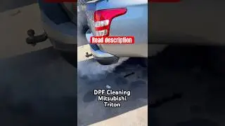 DPF cleaning Mitsubishi Triton. Please read description #dpf #dpfsolution #dpfremoval #dpfoff #car