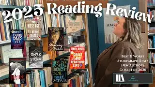 2025 Reading Review | reading 100 books, storygraph stats, best and worst of the year