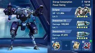 Ultimate overdriver 10 😈 unlock 🔓 | testing the new scout built | mech arena