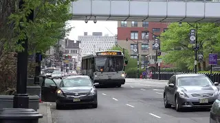COACH USA INDEPENDENT BUS NJ TRANSIT NABI BUS 6514 TO NEWARK PENN STATION feat 6353