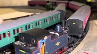 Two special liveried BR steam locos and last run of IOW/EFE coaches