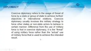 FOREIGN POLICY ANALYSIS - Chapter 7 Summary