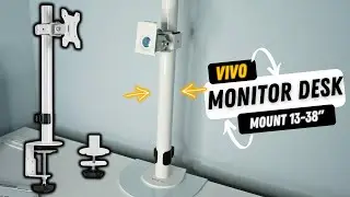 VIVO Single 13-38-inch Monitor Desk Mount Stand White Review