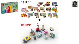 15+10 Lego classic 11021 ideas SUB SETS How to build