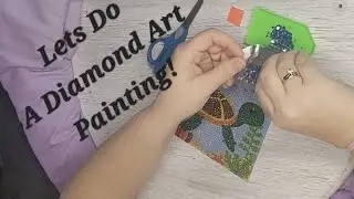 Turtle Diamond art craft,  Diamond art painting