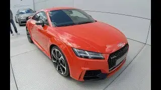 AUDI TT RS COUPE QUATTRO RED + GREY COLOUR ! WALKAROUND + INTERIOR ! NEW MODEL 2017 !