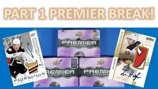 AMAZING Rookie Patch Auto! 2023-24 Upper Deck Premier Hockey Break Part 1