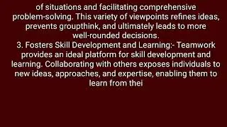essay on the power of teamwork unleashing collective strength in English