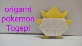 How to fold Pokemon Togepi with paper - Origami Pokemon Togepi - Origami Instructions