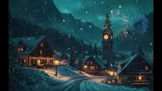 Gothic Winter Streets Covered in Snow | Dark Academia Ambience | Piano & Violin