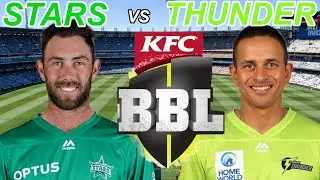 MELBOURNE STARS vs SYDNEY THUNDER Live Commentary (KFC Big Bash League 2021)
